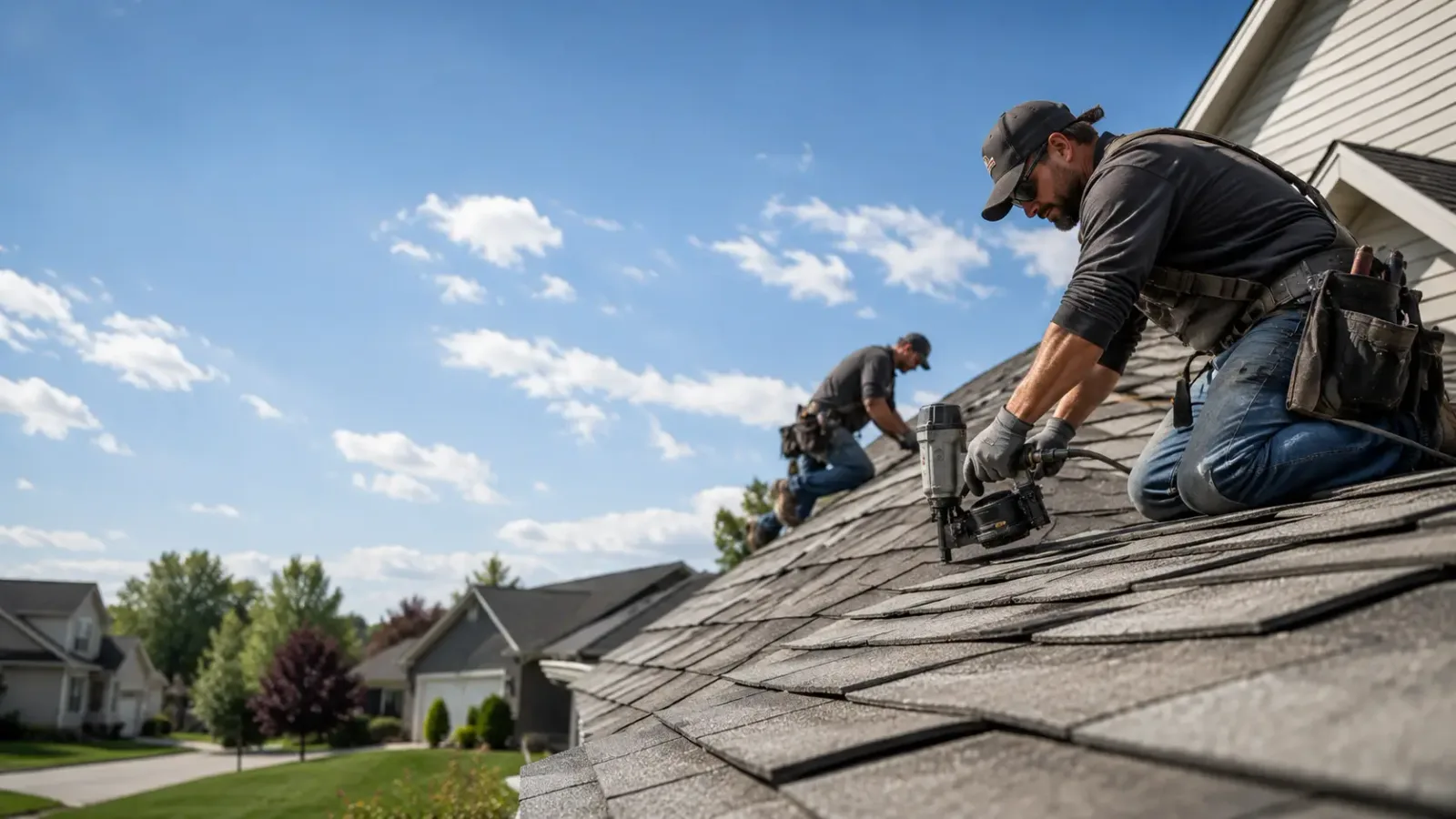 Storm Damage Roof Repair in Fishers, NY near me